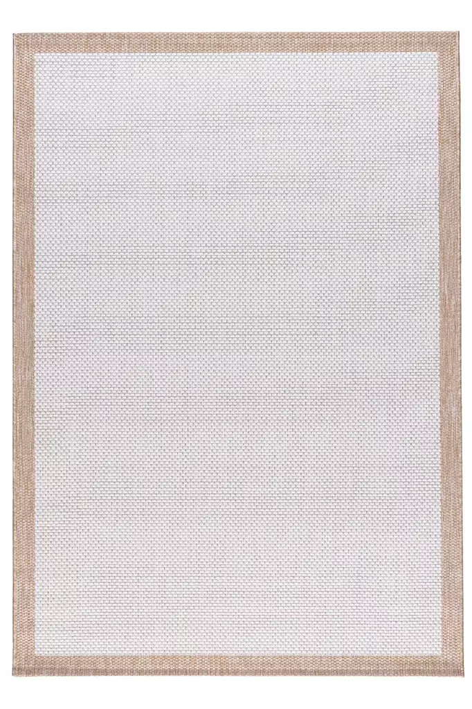 Ecru Matto 160x230 cm - 100% Polypropeeni, Koneellisesti Kudottu, Helppohoitoinen, Kestävä ja Tyylikäs - Suuret ja keskikokoiset matot - 8684282011422 - 1