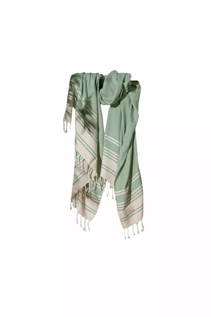 Fouta Rantapyyhe Apple - 90x170 cm, 60% Puuvilla, 40% Polyesteri, 180 g/m², Konepestävä 30 °C, Kestävä ja Nopeasti Kuivuva - Pyyhkeet ja kylpytakit - 8684283208142 - 1