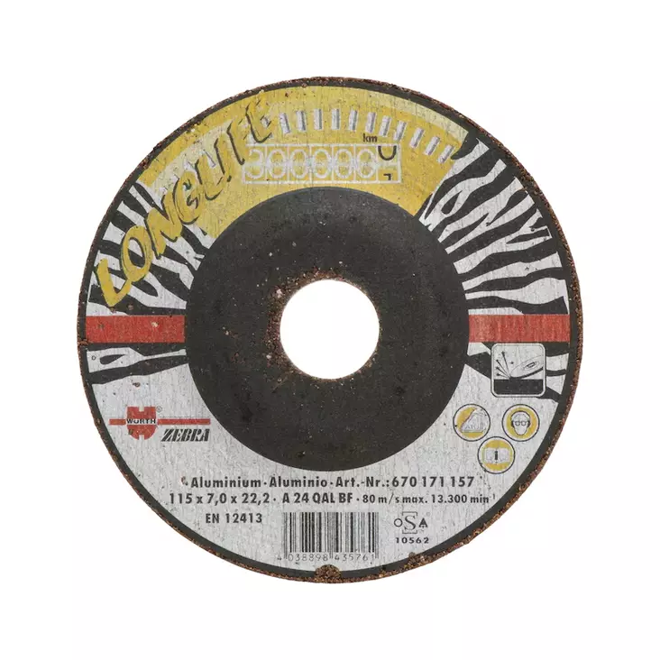 Hiomalaikka alu 125x7,0 longlife - Laikat kulmahiomakoneeseen - 4038898433262 - 1