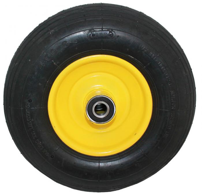 Ilmakumipyörä 400-6 8PR, 250 kg - Kottikärryt ja renkaat - 6430032159522 - 1
