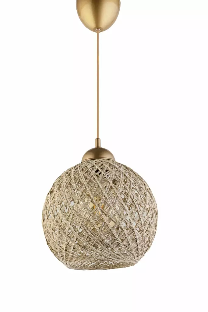 Kattokruunu, hopea, 22 cm, 54 cm, elegantti, moderni, lämmin - Katto- ja seinävalaisimet - 8683342847032 - 1
