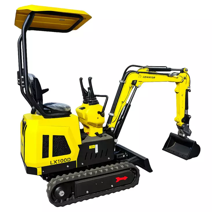 Komator LX100D 1,0T minikaivinkone - Pihakoneet ja työkalut - 6438014422282 - 1