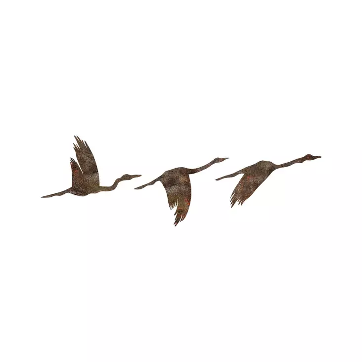Koristeellinen metallinen seinäkoriste, vanhentuminen, 11 x 16 cm, 14 x 22 cm, 18 x 27 cm, kestävä, ainutlaatuinen, elegantti - Koristeet, koriste-esineet - 8684282644842 - 1