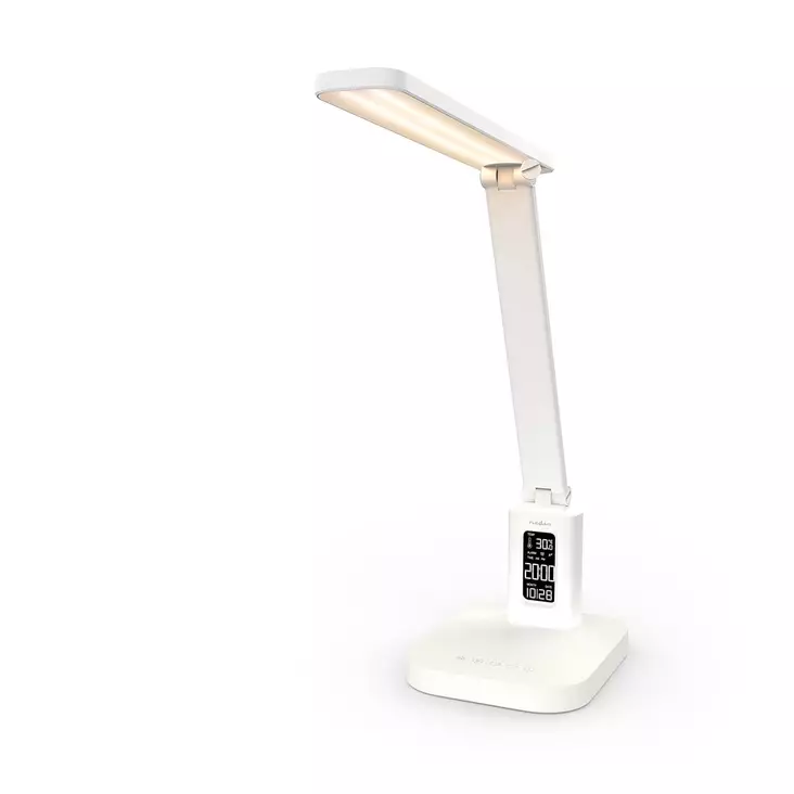 LED Pyötälamppu | Himmennettävä | 3 Valaisutapaa | 220 lm | Ladattava | Himmennin | Valkoinen - Lattia- ja pöytävalaisimet - 5412810475452 - 1