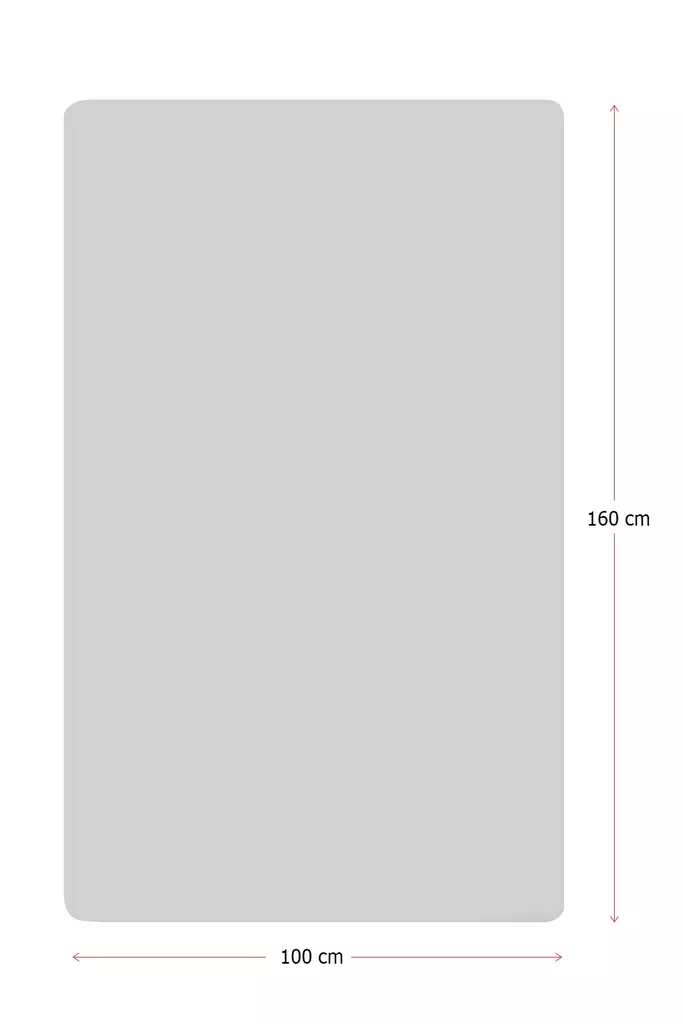 Matto (100 x 160), monivärinen, 100 x 160 cm, pehmeä, antibakteerinen - Suuret ja keskikokoiset matot - 8681875898262 - 1