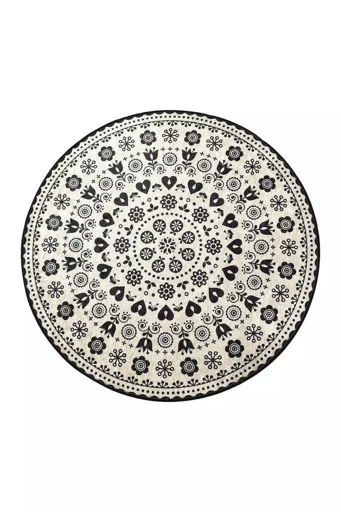 Monivärinen Kylpymatto 140 cm - 100% Polyesteri, Antibakteerinen, Liukumaton, Konepestävä 30°C, 10 mm Nukka - Kylpyhuonematot ja kosteantilan matot - 8681875665802 - 1
