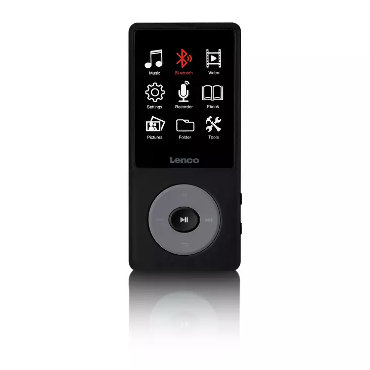 MP3/MP4-soitin Bluetooth®:llä ja 8 GB:n sisäisellä muistilla Musta - Radiot ja MP3/4-soittimet - 8711902080992 - 10
