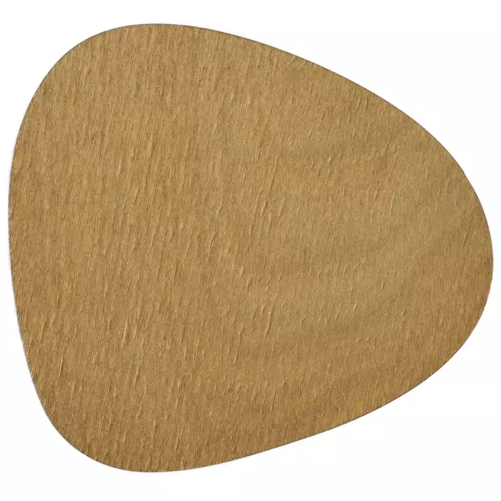 Puiset pöytätabletit (6 kpl), hunaja, 33 x 45 cm, käsintehty, luonnollinen - Pöytäliinat ja tabletit - 8684282345312 - 1
