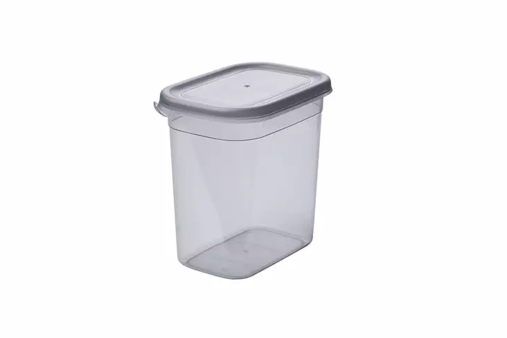 Säilytyslaatikko-setti (6 osaa), antrasiitti, 10,5 x 10,5 x 9 cm, kestävä, BPA-vapaa - Muovilaatikot ja säilytyslaatikot - 8683742868712 - 1