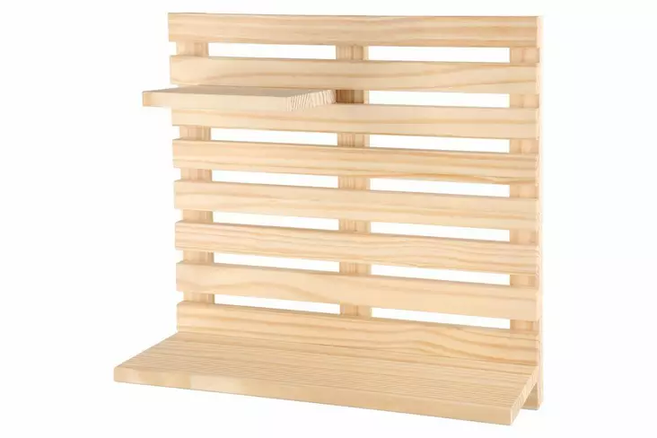 Seinähyllykkö Tim 2 hyllyä 40x40 cm - - 19-19-6410416369952 - 1