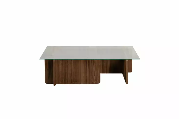 Sohvapöytä, saksanpähkinä, 105 cm leveä, tyylikäs, kestävä - Sohvapöydät - 8684283433742 - 1