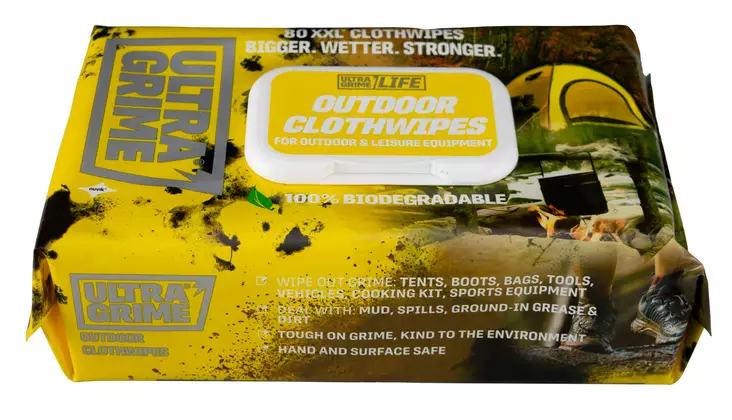 Ultragrime Puhdistusliina Life Outdoor XXL+ 80 kpl - Siivousrätit ja -liinat - 5060460470312 - 1