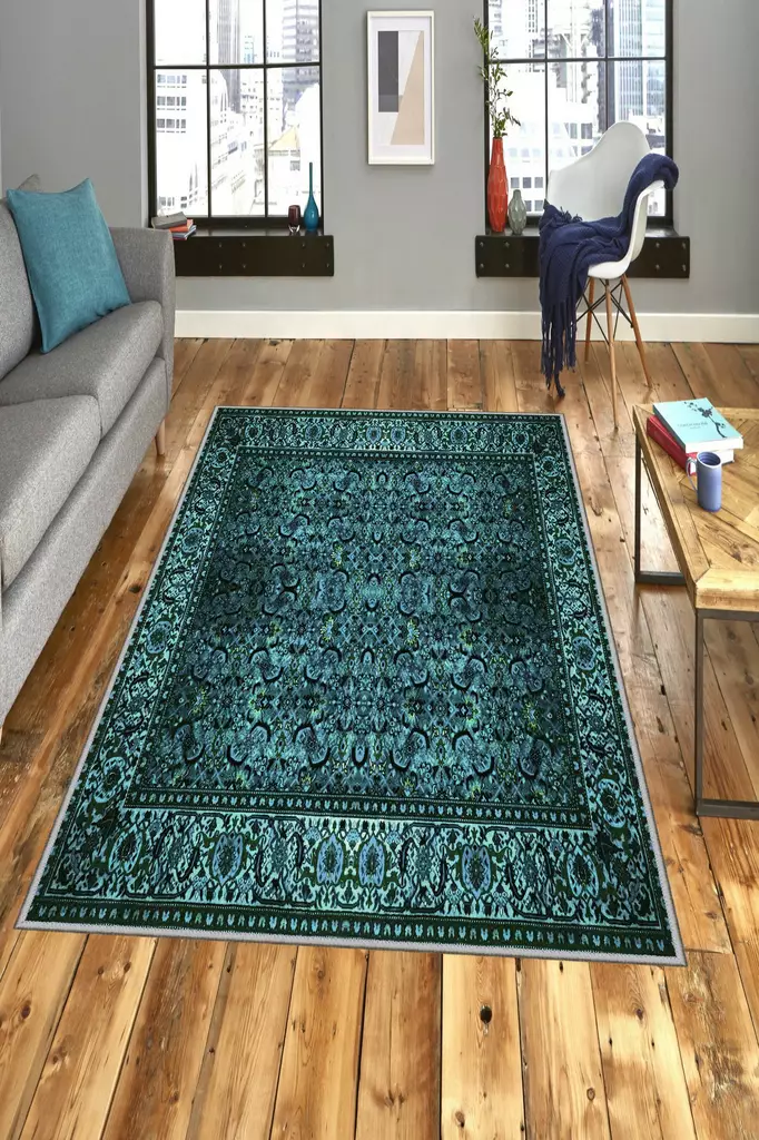 Ylellinen Monivärinen eteisen matto käytävämatto 80x150 cm - Antibakteerinen, Konepestävä, Liukumaton, 3D Digitaalinen Painatus - Pienet matot ja käytävämatot - 8681875924602 - 1
