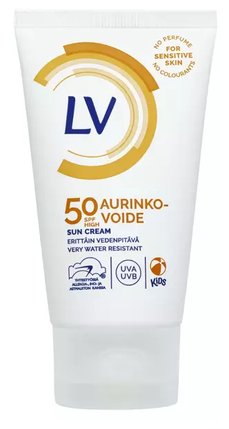 Aurinkovoidetuubi SPF50 75 ml LV - Vartalon hoito - 6414504786683 - 1