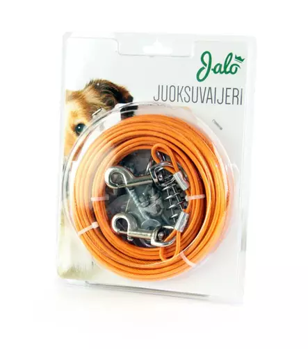 Jalo juoksuvaijerisetti - Koiran pannat, hihnat ja valjaat - 6416096165273 - 2