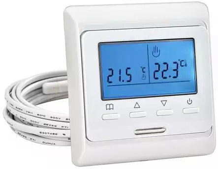 Lattialämmitystermostaatti digitaalinen Båden Mittaa huoneen ja lattian lämpötilan - Lämpöpatterit - 19-19-6438152089903 - 1