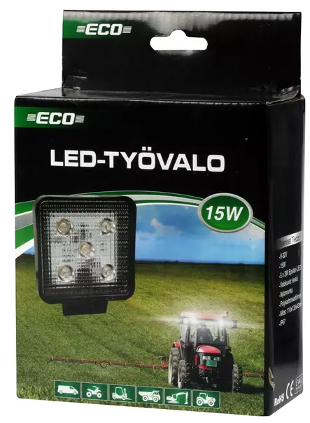 Led-työvalo Eco 15 W nylonrunko - Auton lisävalot ja työvalot - 6438255922503 - 2