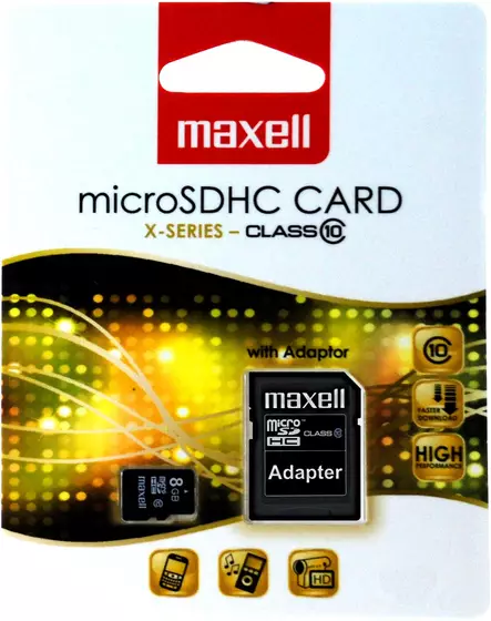 Muistikortti Maxell Micro SDHC 16 GB + adapteri - Muistikortit ja kortinlukijat - 4902580745233 - 1