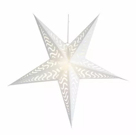 Pallas paperit=C3=A4hti 52 cm valkoinen - Valokoristeet ja valohahmot - 6435200298263 - 1