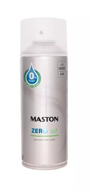 Spraymaali Zero Kiilt=C3=A4v=C3=A4 lakka 400ml - Spraymaalit - 6412490033033 - 1