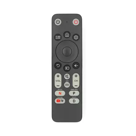 Yleiskaukosäädin | Esiohjelmoitu | 3 Laitetta | Amazon Prime / Disney + Button / Isot painikkeet / Netflix -näppäin / Youtube -näppäin | Infrapuna | Musta - Kaukosäätimet - 5412810482023 - 1