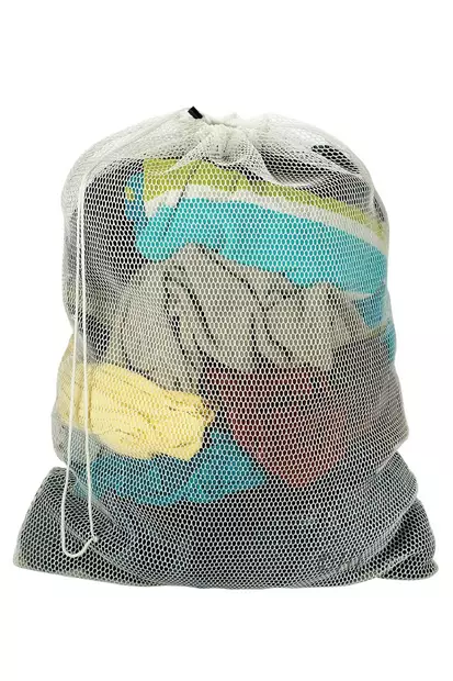 Huopapyykkikori, valkoinen, 40 cm x 60 cm, tilava, tyylikäs, kestävä - Pyykinkuivaus ja pyykkikorit - 8683743430253 - 1