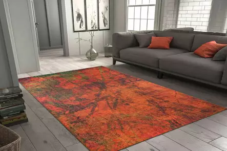 Monivärinen Matto 150x230 cm - 100% Polyesteri, Konepestävä, Ekologinen Kierrätetty Pohja, Pehmeä ja Kestävä - Suuret ja keskikokoiset matot - 8682870555013 - 1
