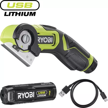 Yleisleikkuri Ryobi 4V USB Lithium  - Akkuerikoistyökalut - 4892210206763 - 2