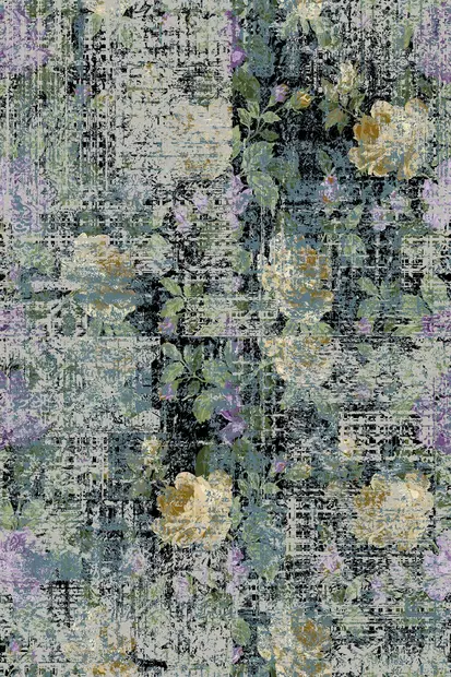 Ylellinen Monivärinen eteisen matto käytävämatto 80x150 cm - Antibakteerinen, Konepestävä, Liukumaton, 3D Digitaalinen Painatus - Pienet matot ja käytävämatot - 8681875928013 - 2