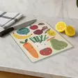 100% Karkaistu Lasi Leikkuulauta, Antibakteerinen, Helppo Puhdistaa, Liukumaton, 30x40 cm, Ei Astianpesukoneeseen - Keittiötyövälineet - 8684283732463 - 1