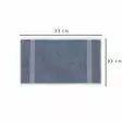 100% Puuvillainen Sininen Käsipyyhe 33x33 cm - Ylellinen Pehmeys ja Imukyky, 450 gr/m², Konepesu 40°C - Pyyhkeet ja kylpytakit - 8683342188913 - 3