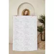 100% Puuvillamatto 120x180 cm, Antibakteerinen, Konepestävä, Liukumaton PVC-pohja, Kermainen Harmaa, 10 mm Nukka - Suuret ja keskikokoiset matot - 8683742626923 - 4
