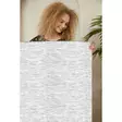 100% Puuvillamatto 120x180 cm, Antibakteerinen, Konepestävä, Liukumaton PVC-pohja, Kermainen Harmaa, 10 mm Nukka - Suuret ja keskikokoiset matot - 8683742626923 - 5