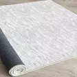 100% Puuvillamatto 120x180 cm, Antibakteerinen, Konepestävä, Liukumaton PVC-pohja, Kermainen Harmaa, 10 mm Nukka - Suuret ja keskikokoiset matot - 8683742626923 - 6