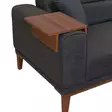3-istuttava vuodesohva, antrasiitti, 223 cm leveä, kestävä, monikäyttöinen - Vuodesohvat - 8683342812153 - 9
