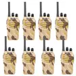 8 kannettavan radioaseman pakkaus PNI PMR R40 CAMO 0.5W, 16 PMR, Li-Ion 1200mAh latureilla ja kuulokkeilla - PNI tuotteet - 5949066543203 - 1