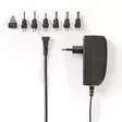AC Yleisvirtalähde | 24 W | 9 / 12 / 13.5 / 15 / 18 / 20 / 24 V DC | 1.80 m | 1.0 A - 1.5 A A | 6 plug(s) | Musta - Yleisvirtalähteet ja adapterit - 5412810267163 - 1