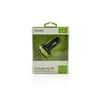 Autolaturi 3-Ulostuloa 6 A 2 x USB / Micro USB Musta/Vihreä - Autolaturit - 8717534026063 - 80