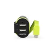 Autolaturi 3-Ulostuloa 6 A 2 x USB / Micro USB Musta/Vihreä - Autolaturit - 8717534026063 - 41