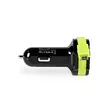 Autolaturi 3-Ulostuloa 6 A 2 x USB / Micro USB Musta/Vihreä - Autolaturit - 8717534026063 - 130