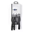 Balansoitu Audiojohto | XLR 3-Pin uros | 2x XLR 3-Pin naaras | Niklattu | 1.50 m | Pyöreä | PVC | Tummanharmaa | Pahvikotelo - Audiokaapelit - 5412810295593 - 66