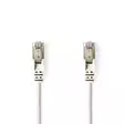 CAT5e verkkokaapeli | SF/UTP | RJ45 uros | RJ45 uros | 20.0 m | Pyöreä | PVC | Valkoinen | Muovipussi - Tietokone ja verkko - 5412810276653 - 1