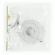 CAT5e verkkokaapeli | SF/UTP | RJ45 uros | RJ45 uros | 20.0 m | Pyöreä | PVC | Valkoinen | Muovipussi - Tietokone ja verkko - 5412810276653 - 72