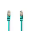 CAT5e verkkokaapeli | SF/UTP | RJ45 uros | RJ45 uros | 3.00 m | Pyöreä | PVC | Vihreä | Muovipussi - Tietokone ja verkko - 5412810275953 - 1