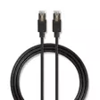 CAT6 Verkkokaapeli | RJ45 uros | RJ45 uros | F/UTP | 1.00 m | Pyöreä | LSZH / PVC | Antrasiitti | Laatikko - Tietokone ja verkko - 5412810264063 - 1