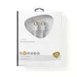 CAT6 Verkkokaapeli | RJ45 uros | RJ45 uros | S/FTP | 10.0 m | Pyöreä | LSZH / PVC | Valkoinen | Ikkunallinen laatikko - Tietokone ja verkko - 5412810302253 - 66