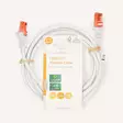CAT6 Verkkokaapeli | RJ45 uros | RJ45 uros | U/UTP | 2.00 m | Pyöreä | PVC | Valkoinen | Label - Tietokone ja verkko - 5412810423033 - 66
