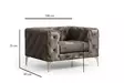 Nojatuoli, antrasiitti, 108 cm leveä, ylellinen, mukava - Nojatuolit - 8683342445733 - 3