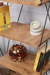 Kirjahylly, mänty, 46 cm leveä, 165 cm korkea, kestävä, tyylikäs, tilava - Kirjahyllyt - 8682870729513 - 3