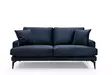2-istuttava sohva, laivastonsininen, 175 cm x 90 cm x 88 cm, kestävä, mukava, tyylikäs - Sohvat - 8681875774443 - 3